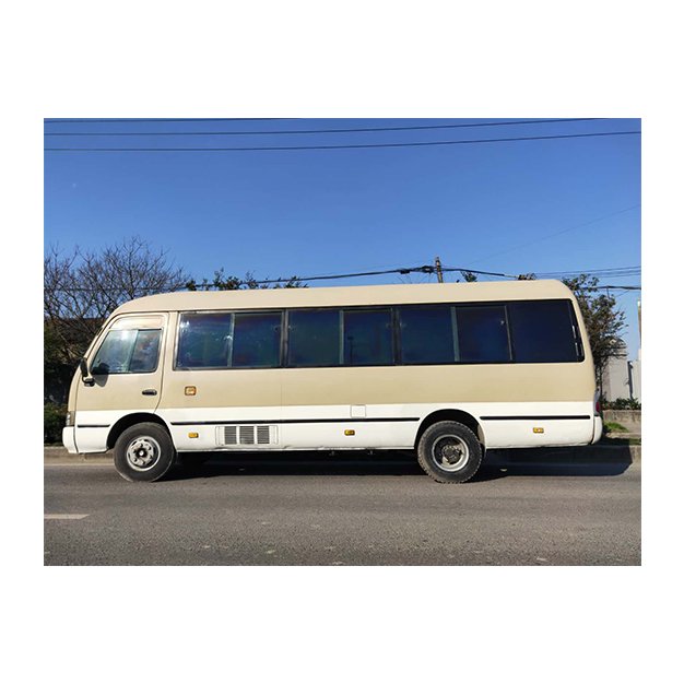 2017 2018 LHD Toyota coaster Bus 30 Seaters Cheap Used Japan Original Mini Bus Second Hand Minibus City Bus Luxury coach